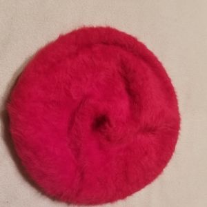 Women's red beret frech hat